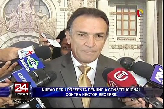 Indira Huilca presentó denuncia constitucional contra Héctor Becerril por CNM audios