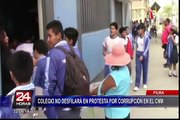 Piura: escolares y docentes marchan ‘contra la corrupción’
