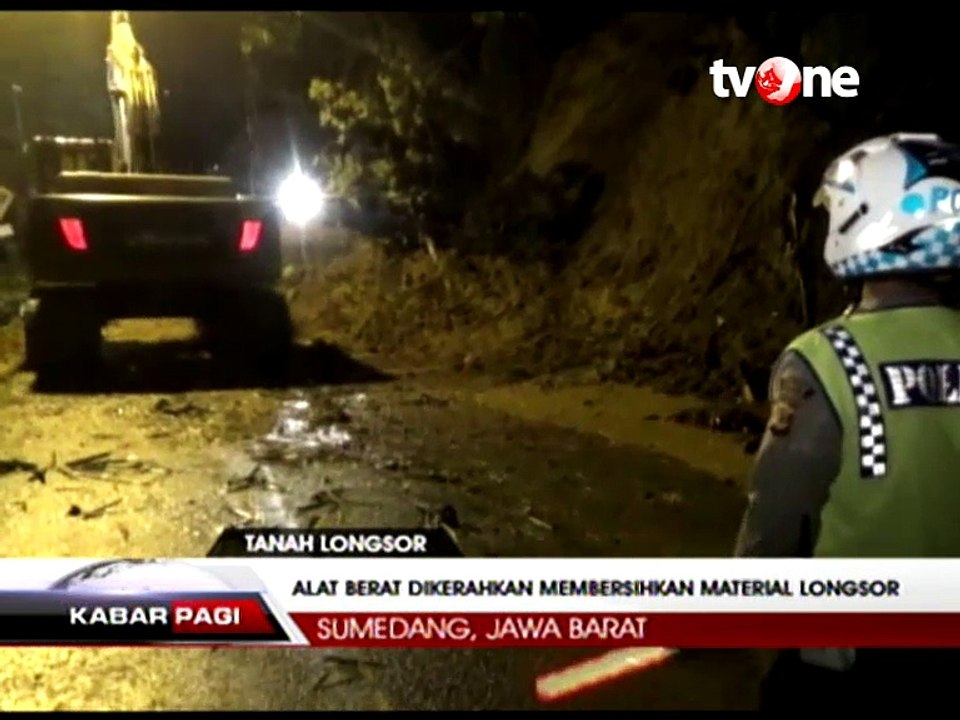 Kawasan Cadas Pangeran Sumedang Kembali Longsor