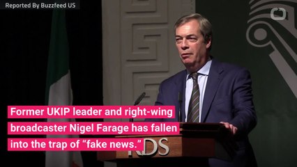 Nigel Farage Gets Called Out For Sharing Fake Photo On Twitter