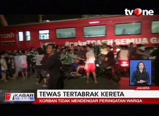 Pria Paruh Baya Tewas Tertabrak Kereta Api Bandara
