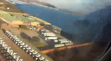 В ЮАР пассажир разбившегося лайнера снял на видео момент падения