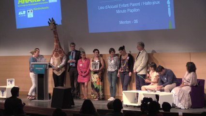 La remise des prix des Girafes Awards 2018