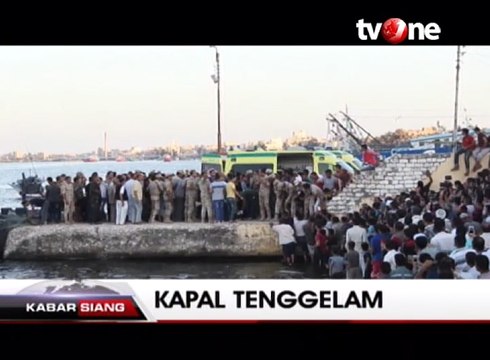 Kapal Pengungsi Tenggelam di Mesir, Ratusan Penumpang Hilang