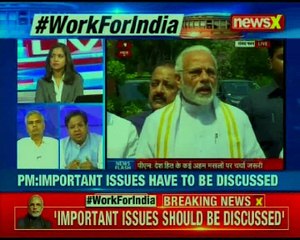 PM Modi addresses media before parliament, says hope we make progress today