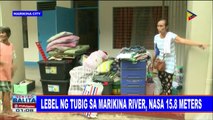 #SentroBalita: Lebel ng tubig sa Marikina River, nasa 15.8m