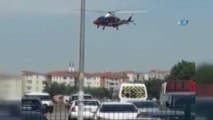 İstanbul-Özel)yaralı İşçi Helikopterle Hastaneye Sevk Edildi