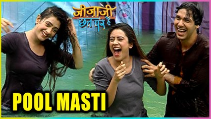 Hiba Nawab And Nikhil Khurana Pool Masti | Jijaji Chhat Par Hai