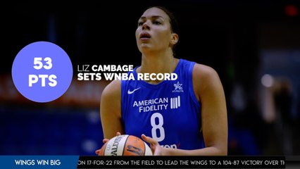 New York Liberty vs Dallas Wings | Dal_Liz Cambage 53 Pts, WNBA Record