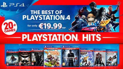 PlayStation Hits - Des jeux PS4 à moins de 20€