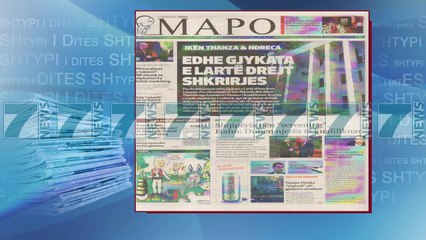 SHTYPI I DITES ME TITUJT E GAZETAVE E MERKURE 18 KORRIK 2018 - News, Lajme - Kanali 7