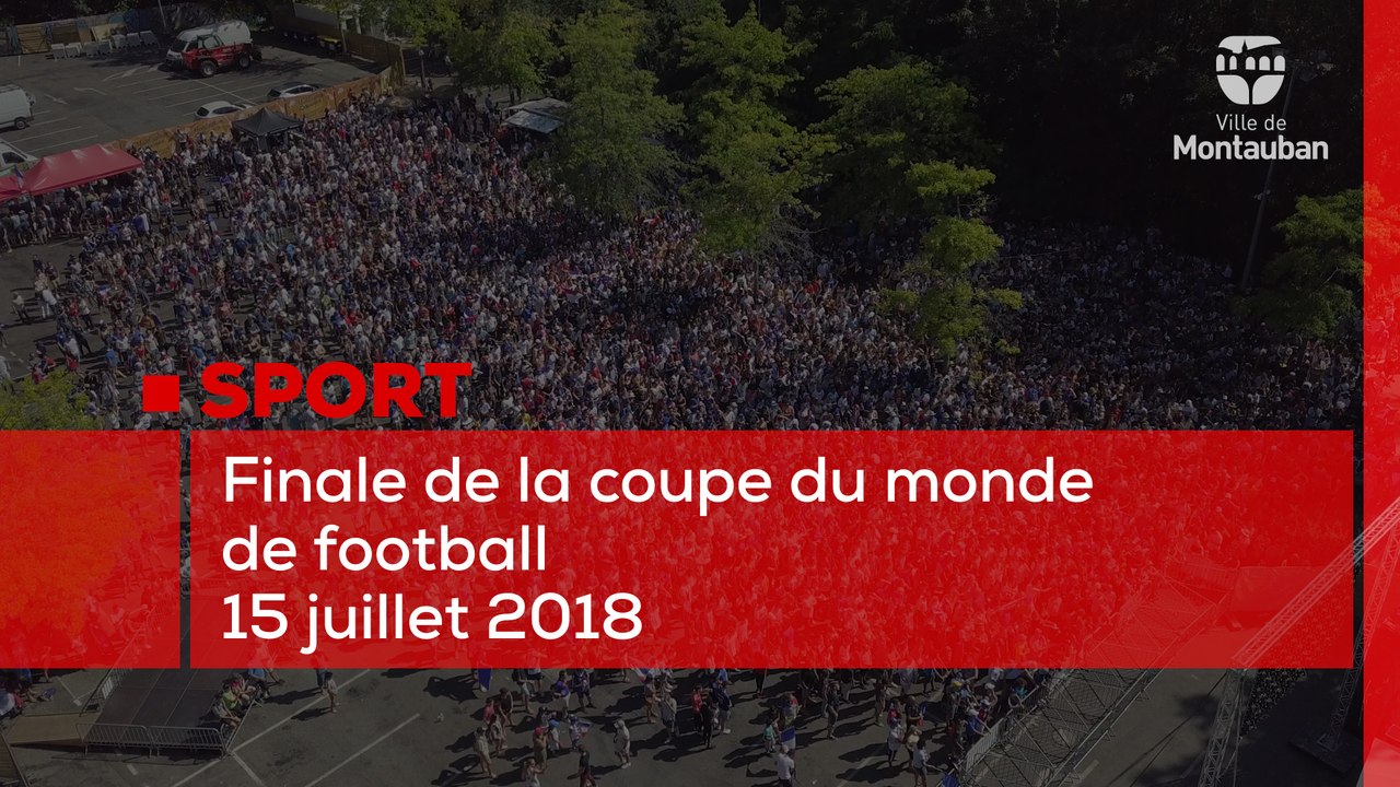Montauban en fête pour célébrer le victoire des bleus !