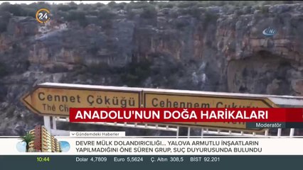 Cennet ve cehennem obrukları ziyaretçi çekmeye devam ediyor