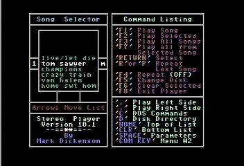 Rush "Tom Sawyer" Commodore 64 Stereo Sid Player Keyboard