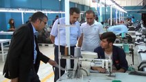 VAN’da açılan tekstil fabrikası 110 kişiye ekmek kapısı oldu