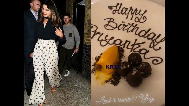 लंदन में खास दोस्त निक जोनास के साथ बर्थ-डे प्रियंका मना रही हैं प्रियंका चोपड़ा,सामने आई PHOTOS