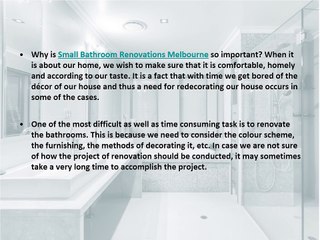 How to Bring Down the Cost of Small Bathroom Renovations Melbourne