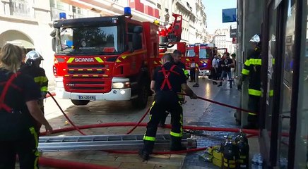 Feu d'appartement Grande rue à Besançon