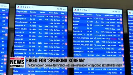 Lawsuit claims Delta Air Lines fired employees for speaking Korean