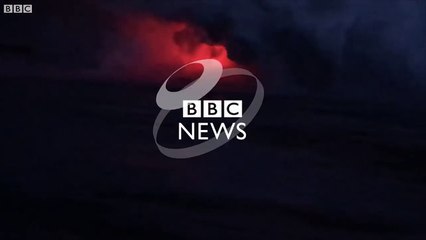 Kilauea volcano-  The moment flying lava struck a tour boat in Hawaii - BBC News