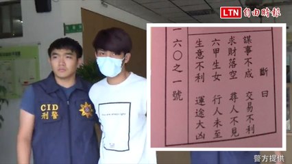 籤詩顯示運途大凶 爬牆偷46萬元「蜘蛛盜」被逮