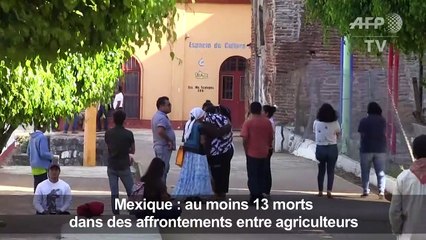 Mexique: au moins treize morts suite à un conflit agraire