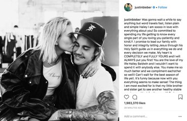 Justin Bieber conferma la proposta di nozze ad Hailey Baldwin