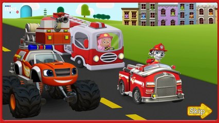 Paw patrol francais, Camion de pompier dessin animé en francais, Pompier dessin anime francais