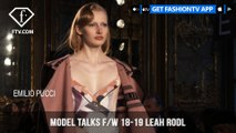 Leah Rodl Model Talks Fall/Winter 2018-19 | FashionTV | FTV