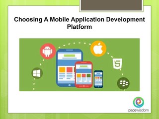 Choosing A Mobile Application Development Platform
