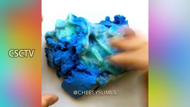 STARBUCKS SLIME ASMR JIGGLY SLIME AND MORE - Oddly Satisfying Slime ASMR Video