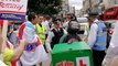 Tommy Robinson supporters confront pizza delivery man during former EDL leader appeal