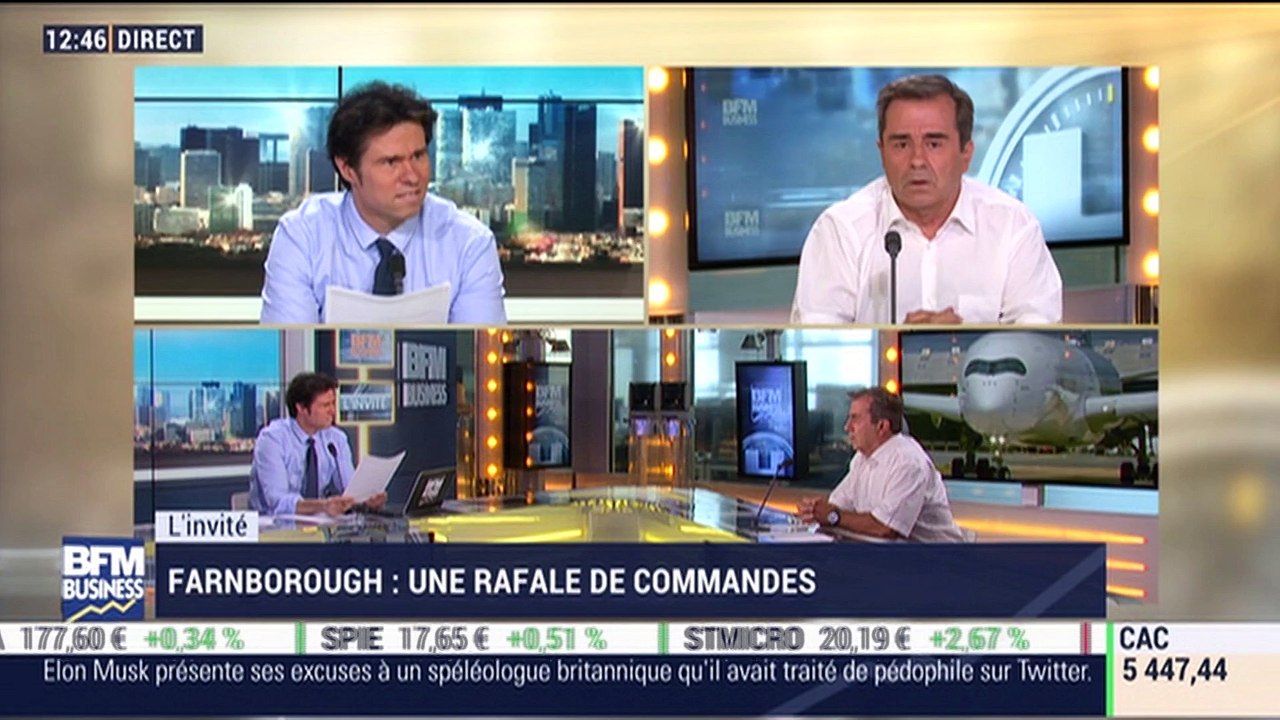 Aéronautique: une rafale de commandes au Salon de Farnborough - 18/07