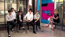 K-Pop Group GOT7 Reveal Fan Stories, Surprise Facts & Play 'Confess Sesh' In Interview | PeopleTV