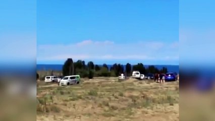 Águila ataca a una niña en Kirguistán y todos temen que se la lleve