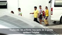Thaïlande: les enfants rescapés de la grotte quittent l'hôpital