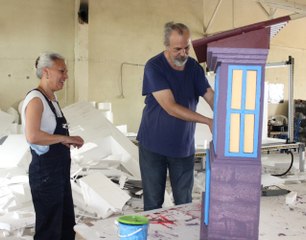 Köpükten Yapılan Eserler Hayranlık Uyandırıyor