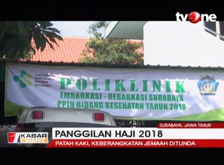 Patah Kaki, Keberangkatan Jemaah Ditunda