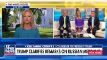 Kelly Anne Conway Says Trump's Rebuttal Statement Should Be the Focus, Not Putin Presser