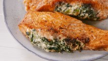 Creamed Spinach Stuffed Salmon Will Be Your New Favorite Weeknight Dinner