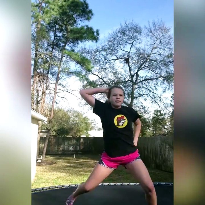 Funny Trampoline jumps