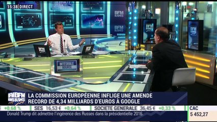 Les tendances sur les marchés: la Commission européenne inflige une amende record de 4,34 milliards d'euros à Google - 18/07