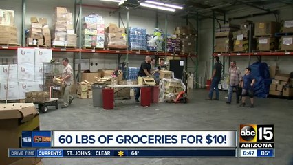 Get 60 pounds of food for $10