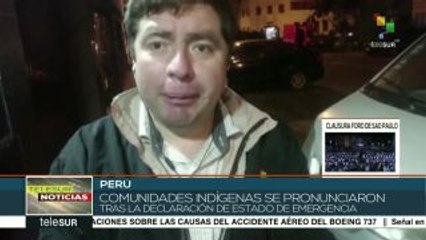 Indígenas rechazan declaratoria de estado de emergencia en el Putumayo