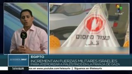 Israel aumenta presencia militar en frontera con Gaza