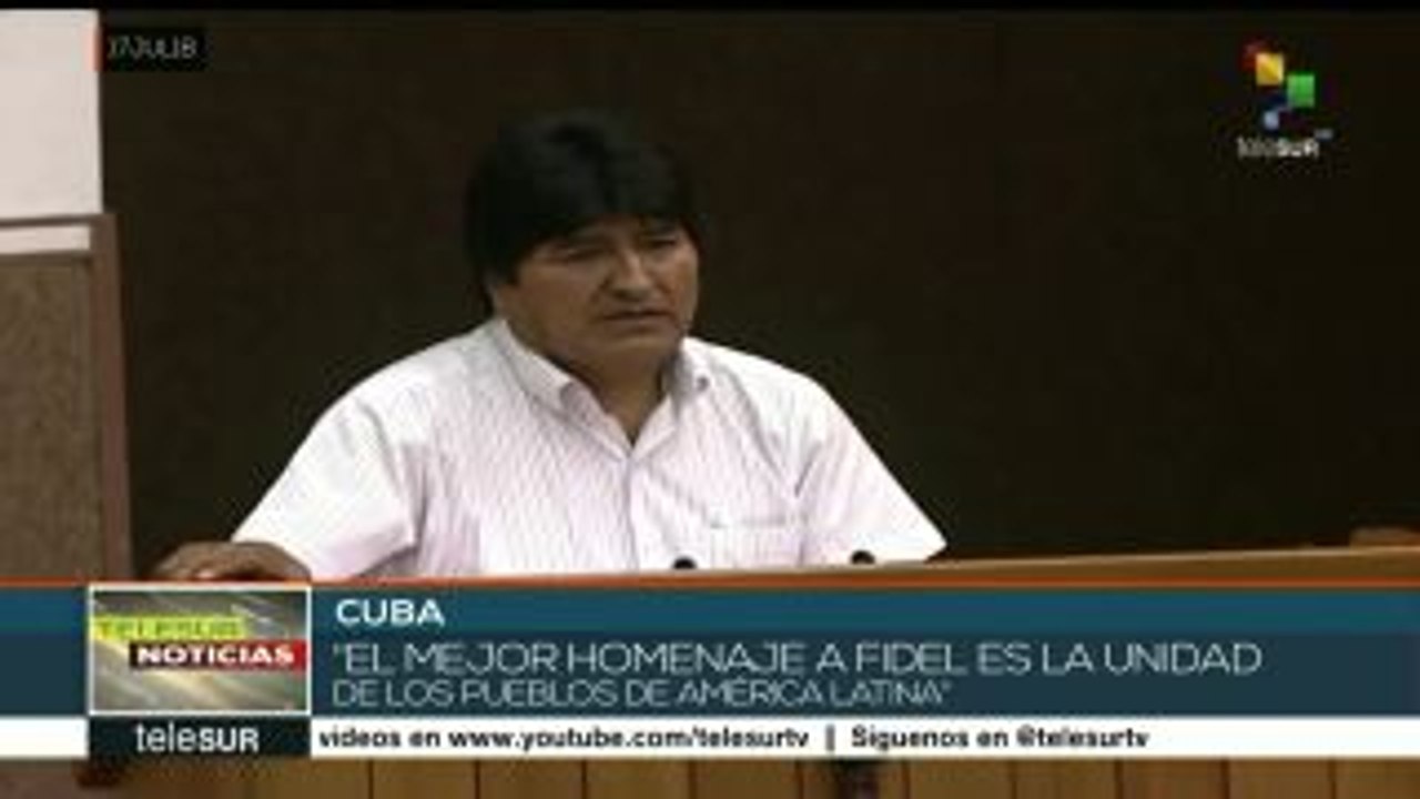 Con homenaje a Fidel Castro, finaliza Foro de Sao Paulo en Cuba