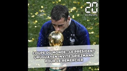Coupe du monde 2018: Le président uruguayen invite Griezmann pour le remercier
