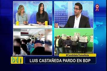 Castañeda Pardo presenta alternativas para acabar con la delincuencia y tráfico en Lima