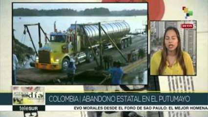 Colombia: denuncian abandono estatal en el Putumayo
