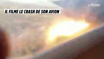 Il filme le crash de son avion
